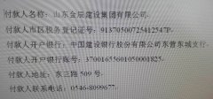 山東金辰建設(shè)集團(tuán)關(guān)于增值稅專用發(fā)票公司信息